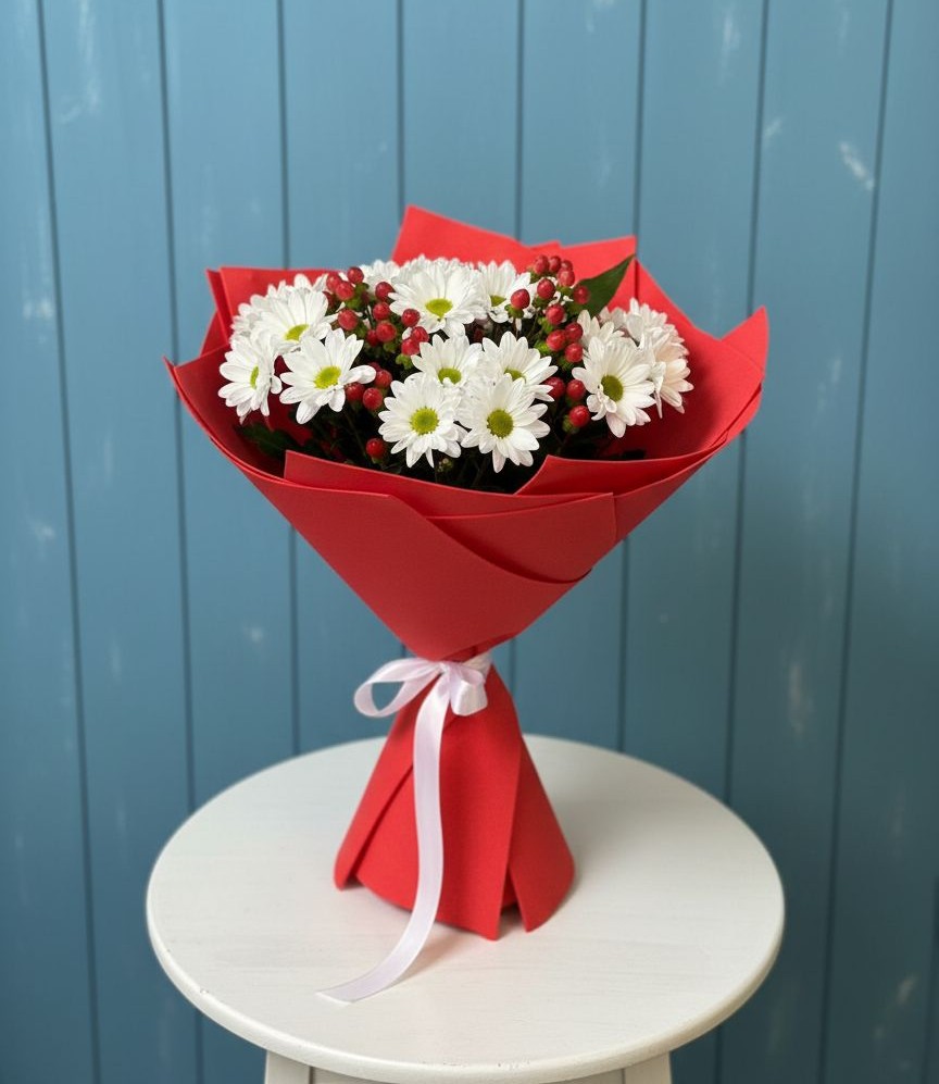 Букет цветов из: Хризантемы в Орлове Кировская область