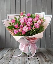 Букет Розовый кустик в Орлове Кировская область