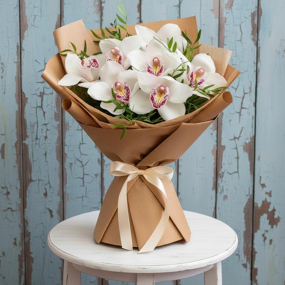 Букет цветов из: Орхидеи и Розы в Орлове Кировская область