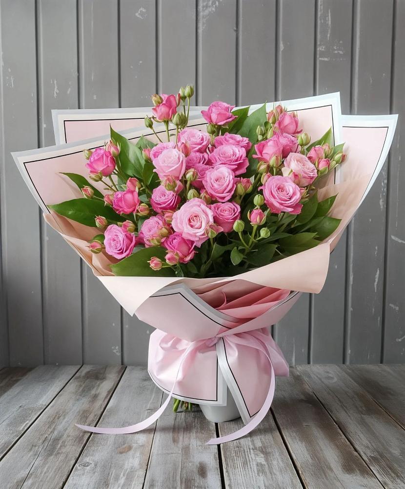 Букет Розовый кустик в Орлове Кировская область