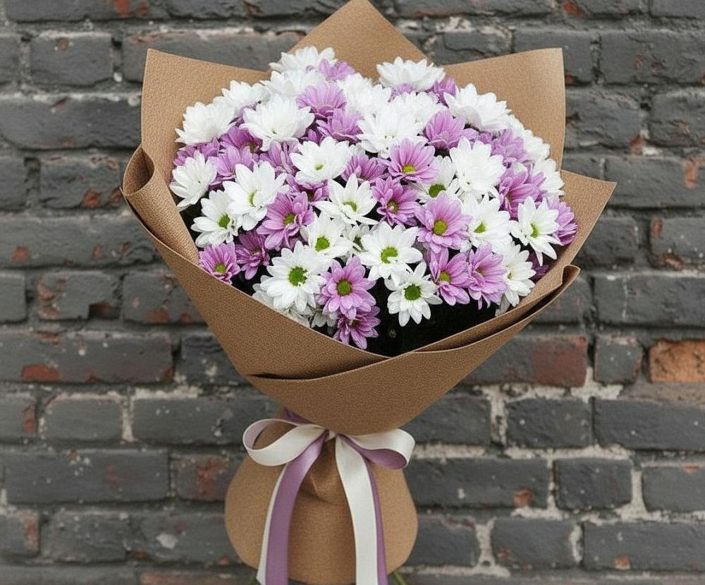 Букет цветов из: Хризантемы в Орлове Кировская область
