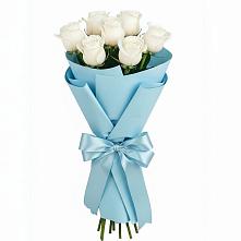 Букет 7 белых роз Проуд #REPLACE_PRED# Орлове Кировская область